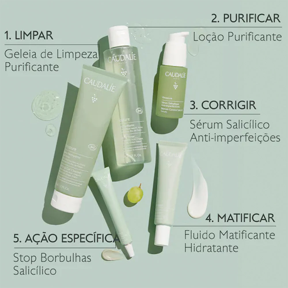 Caudalie Fluido Matificante Hidratante Vinopure 40ml