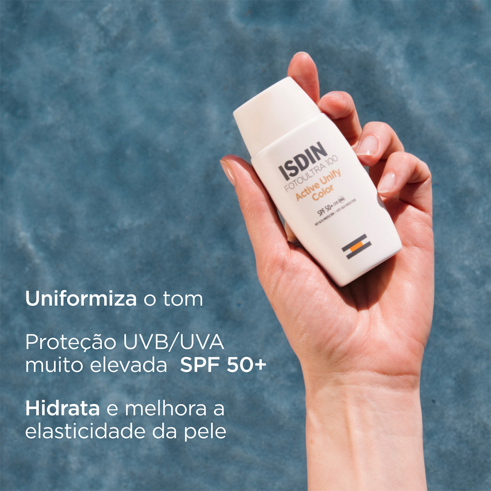 ISDIN Fotoultra 100 Active Unify Color Fusion Fluid SPF50+