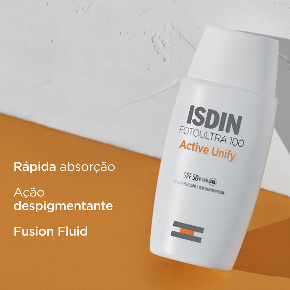 Isdin Fotoultra 100 Active Unify Fusión Fluido SPF50+