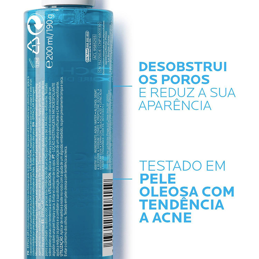 La Roche-Posay Effaclar Loção Adstringente Microesfoliante 200ml