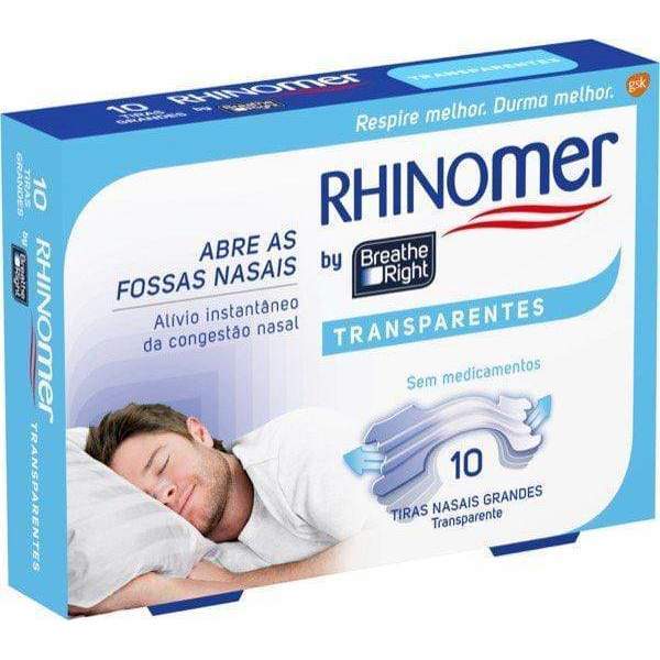 Rhinomer By Breathe Right Transparentesgrandes x 10